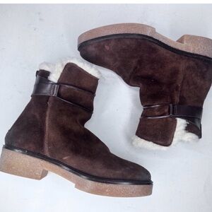SUNDANCE catalog Sz 7 Shearling-Lined Boots
